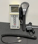 Victoreen 190 Datalogging Radiation Survey Meter With 489-110D Gm Pancake Probe. Fixed Price $795.00.