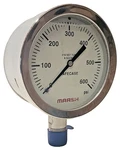 Marsh Safecase Pressure Gauge 0-600 Psi 316 Liquid Filled 4" Bottom Mount. Fixed Price $110.10.
