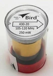 Bird 430-20 Thruline Model Wattmeter Element Slug 250 Mw 105-120 Mhz. Fixed Price $330.00.