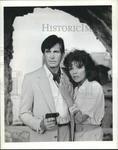1986 Press Photo Joan Collins And George Hamilton "monte Carlo." - NOP15172. Fixed Price $24.99.