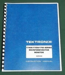 Tektronix 1740A 1750A/ 1760A Series Service Manual: W/11"X17" Foldouts. Fixed Price $53.00.