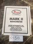 Dwyer Mark Ii 25 Plastic Manometer 0-3" Wc, Stand/vertical Mount. Fixed Price $50.00.