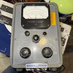 HP-410B Vacuum Tube Multimeter Working And Checked Navy Surplus. Fixed Price $207.57.
