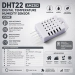 DHT22 AM2302 Digital Temperature Humidity Sensor Replace SHT11 SHT15 Arduino. Fixed Price $6.42.
