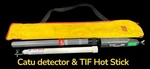 Biddle Catu Detex CL4/03-36/2US Neon Voltage Detector + Case Tif 310 Hot Stick. Fixed Price $129.99.