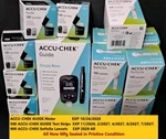 New Accu-chek Meter 500 Test Strips 900 Lancets Pristine Retail Mfg Sealed. Fixed Price $105.99.