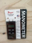 Dwyer Instruments 477AV-4 Digital Manometer, Range 0-10.00 Psi, Air. Fixed Price $250.00.