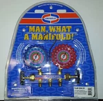 A/c Manifold Gauges Uniweld Brass Body For R410A R22 R404A And 5' Hoses.. Fixed Price $99.99.
