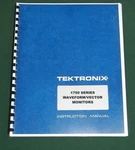 Tektronix 1750 Series Instruction Manual: Comb Bound & Protective Plastic Covers. Fixed Price $30.00.