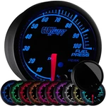 Glowshift 100 Psi Fuel Pressure Gauge Kit W/ Sensor, Elite Color 52MM. Fixed Price $119.99.