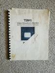 Vintage TSM-5 Videotek Waveform Monitor Instruction And Service Manual. Fixed Price $9.97.