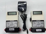 (2) Omega FMA-5605 Flow Meters W/ Adapter Working. Fixed Price $169.00.