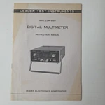 Leader Electronics LDM-850 Digital Multimeter Instruction Manual Original. Fixed Price $39.99.