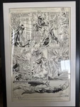 Batman Original Comic Art #452 Pg 19 Riddler Throws Baby Signed Kieron Dwyer 1:1. Fixed Price $1499.95.