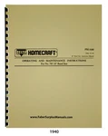 Delta Homecraft Older 10" Bandsaw Model 785 Operating & Parts List Manual #1940. Fixed Price $13.00.