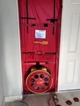 Retrotec 5000 Series With DM32 Gauge Frame And Shroud All Cords Hoses. Fixed Price $2800.00.