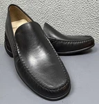 Ecco Shoes Mens 14-14.5 Us 48 Eu Black Leather Classic Loafers Slip On Drivers. Fixed Price $72.85.