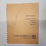 Potomac Instruments Synthesizer-detector Model SD-31 & Reciever RX-31 Manual. Fixed Price $20.77.