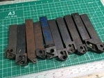 Carboloy 10 Pcs Various 1" Lathe Tool Holders See Photos Used (7). Fixed Price $59.00.