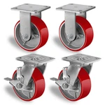 Heavy Duty Set Wheels Fits For All Swivel & Brake. Fixed Price $68.45.