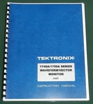 Tektronix 1740A / 1750A Series User Manual: Comb Bound & Protective Covers. Fixed Price $33.00.