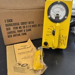 Victoreen Cd V-715 Model 1A Radiological Survey Meter Radiation W Box Manual. Fixed Price $74.95.