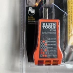 Klein Tools Outlet Receptacle Tester Model RT105 New Open Box. Fixed Price $8.89.