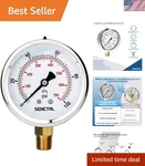 Glycerin-filled Low Pressure Gauge, 2.5" Dial Perfect For Water Pumps & Tanks. Fixed Price $15.99.
