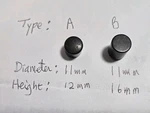 TV-7 TV-3 TV-10 Hickok 539 533 752 Tube Tester Push Button Knob (pick One). Fixed Price $11.00.